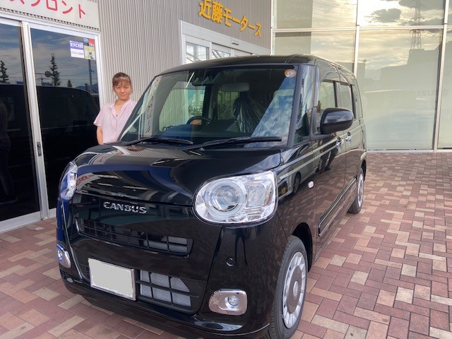 ☆新車ｷｬﾝﾊﾞｽをご購入いただきましたI様